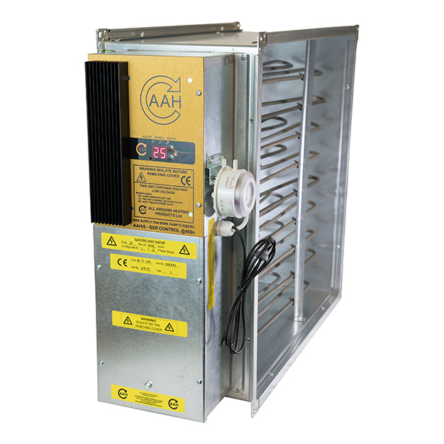 Duct mounted heaters